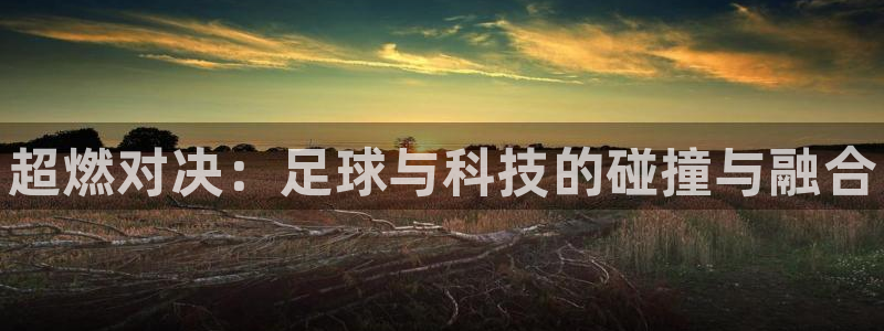 注册vsport体育官方正版app:超燃对决:足球与科技的碰